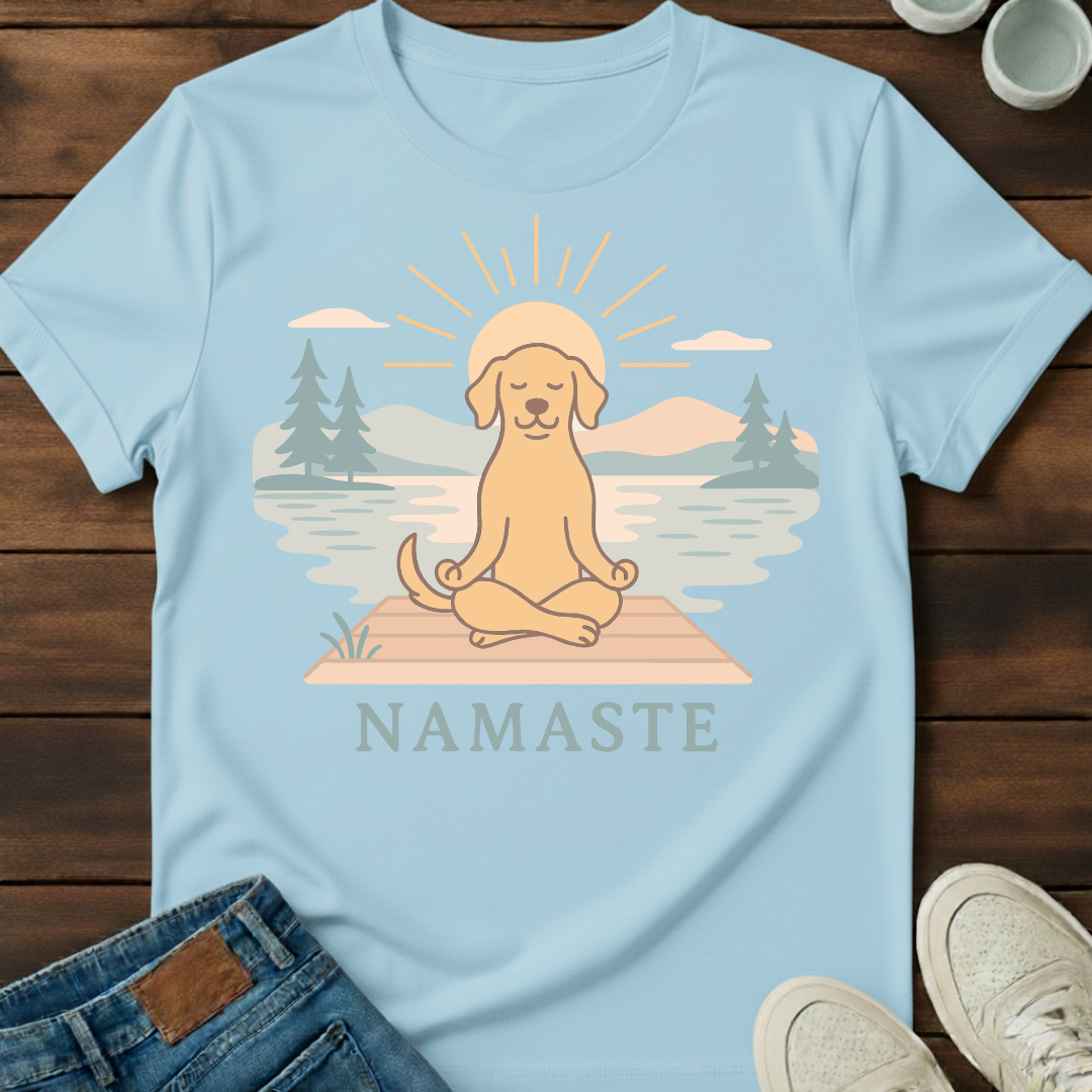Namaste Dog T-Shirt
