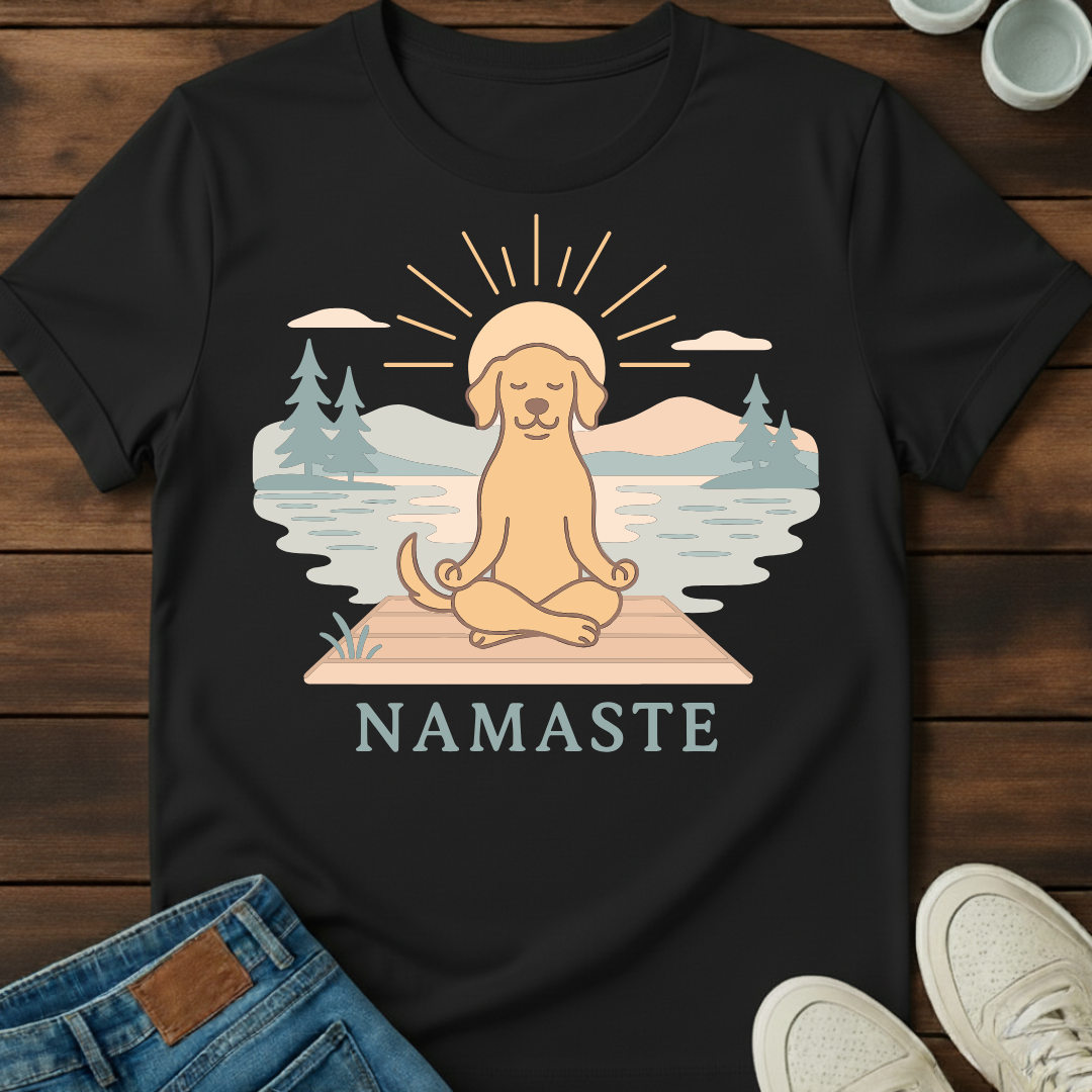 Namaste Dog T-Shirt
