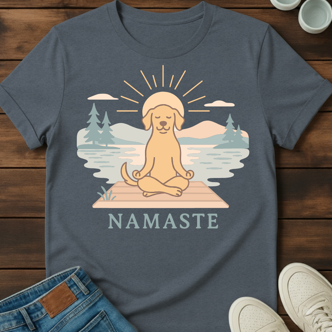 Namaste Dog T-Shirt