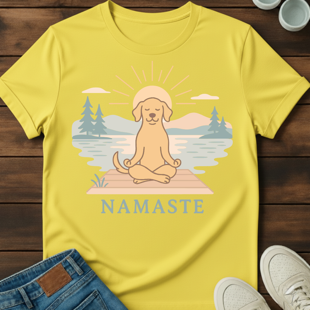 Namaste Dog T-Shirt