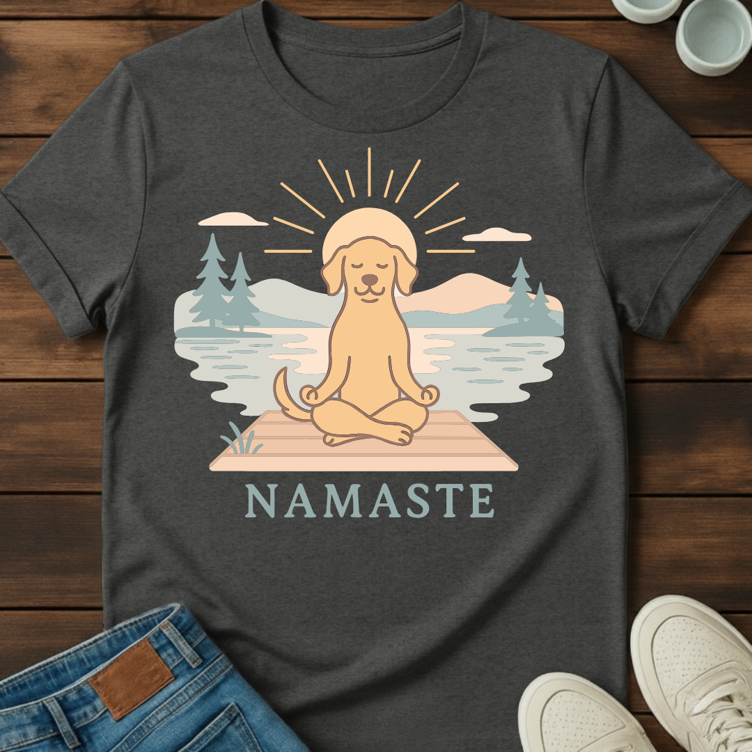 Namaste Dog T-Shirt