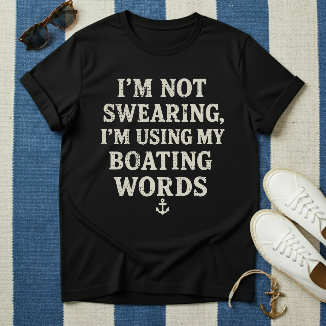 Boating Words Anchor T-Shirt