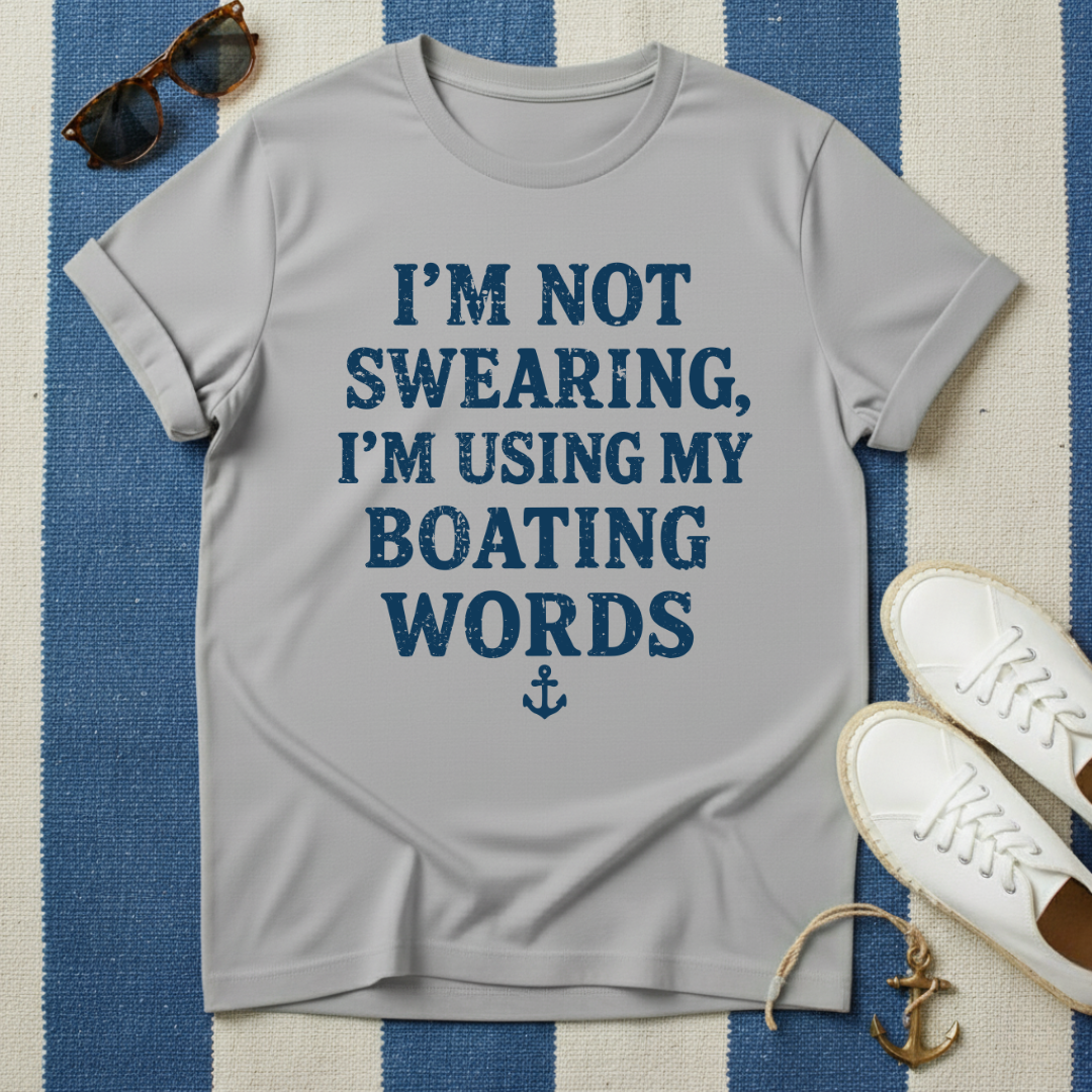 Boating Words Anchor T-Shirt