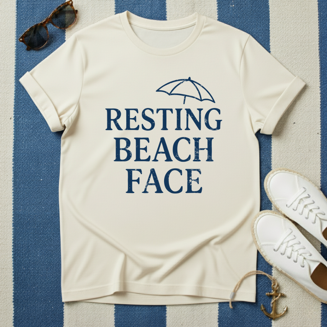 Resting Beach Face T-Shirt