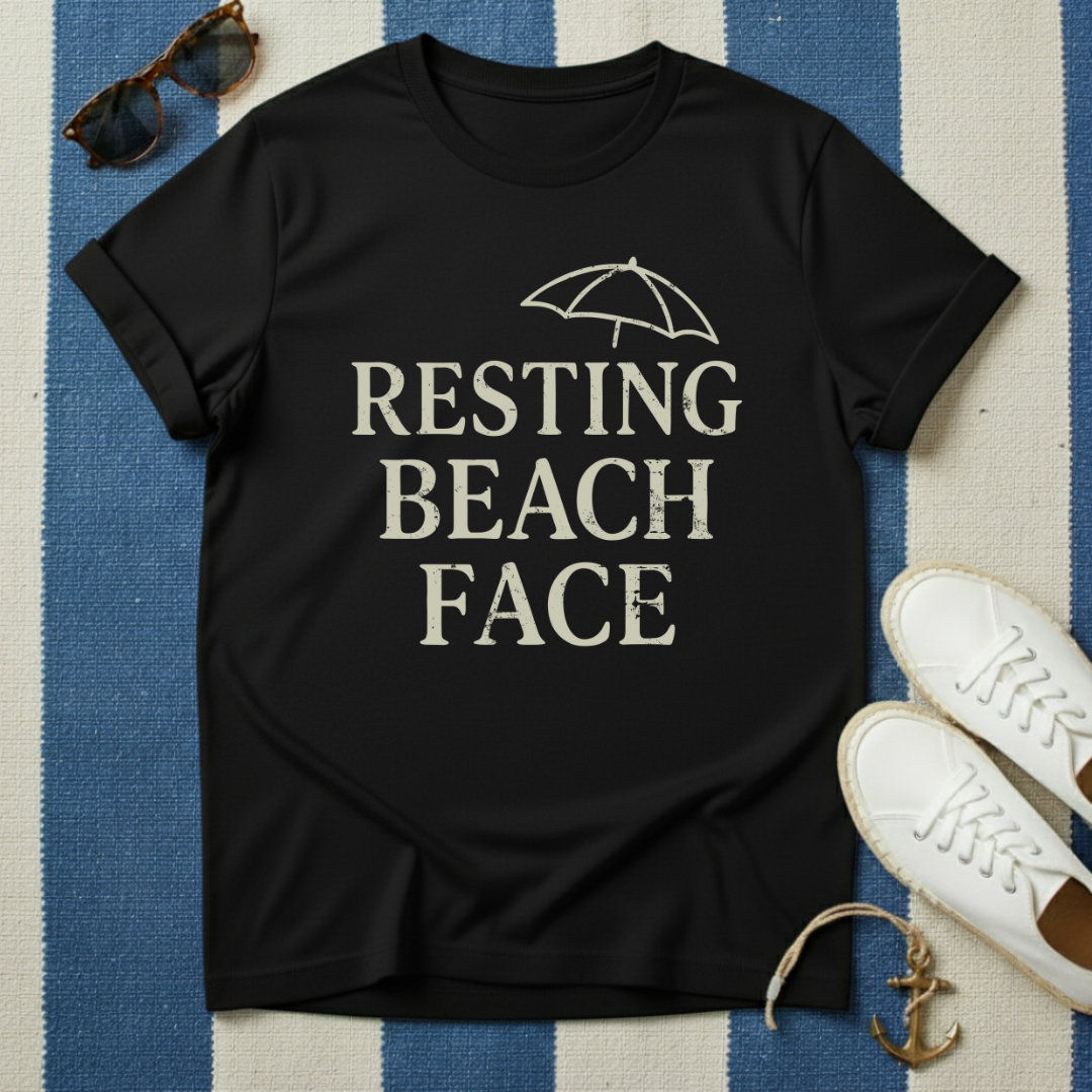 Resting Beach Face T-Shirt