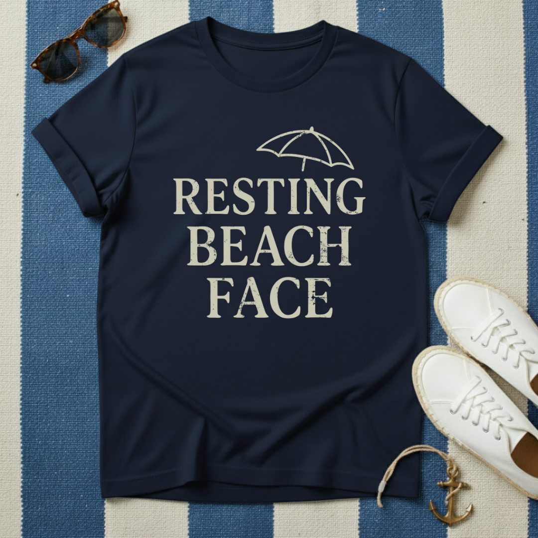 Resting Beach Face T-Shirt