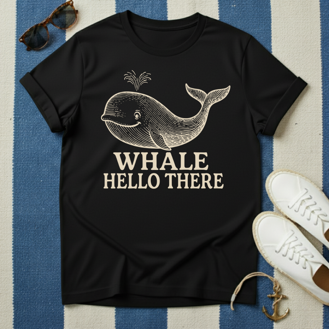 Whale Hello There T-Shirt