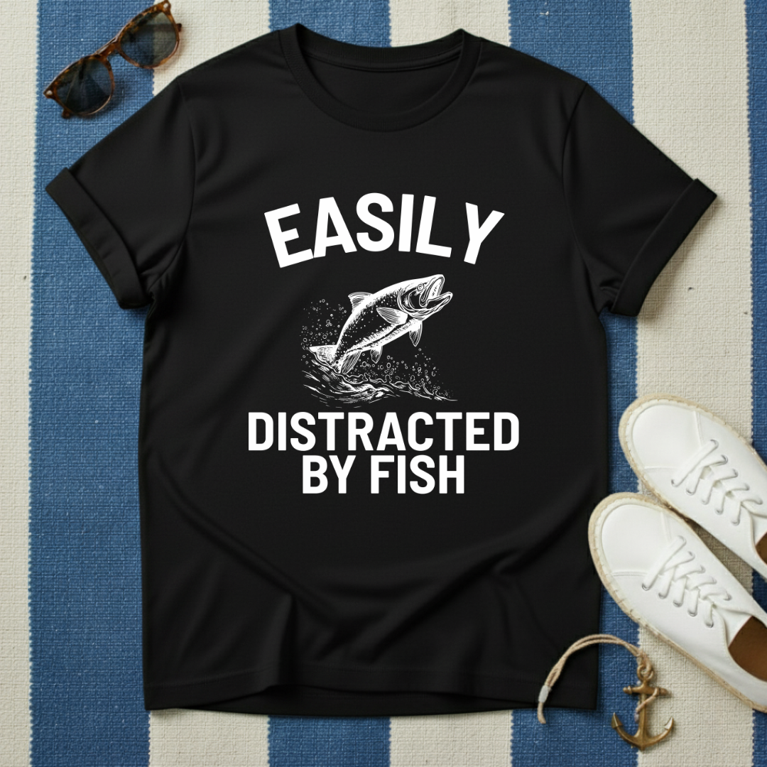 Easily Distracted by Fish T-Shirt