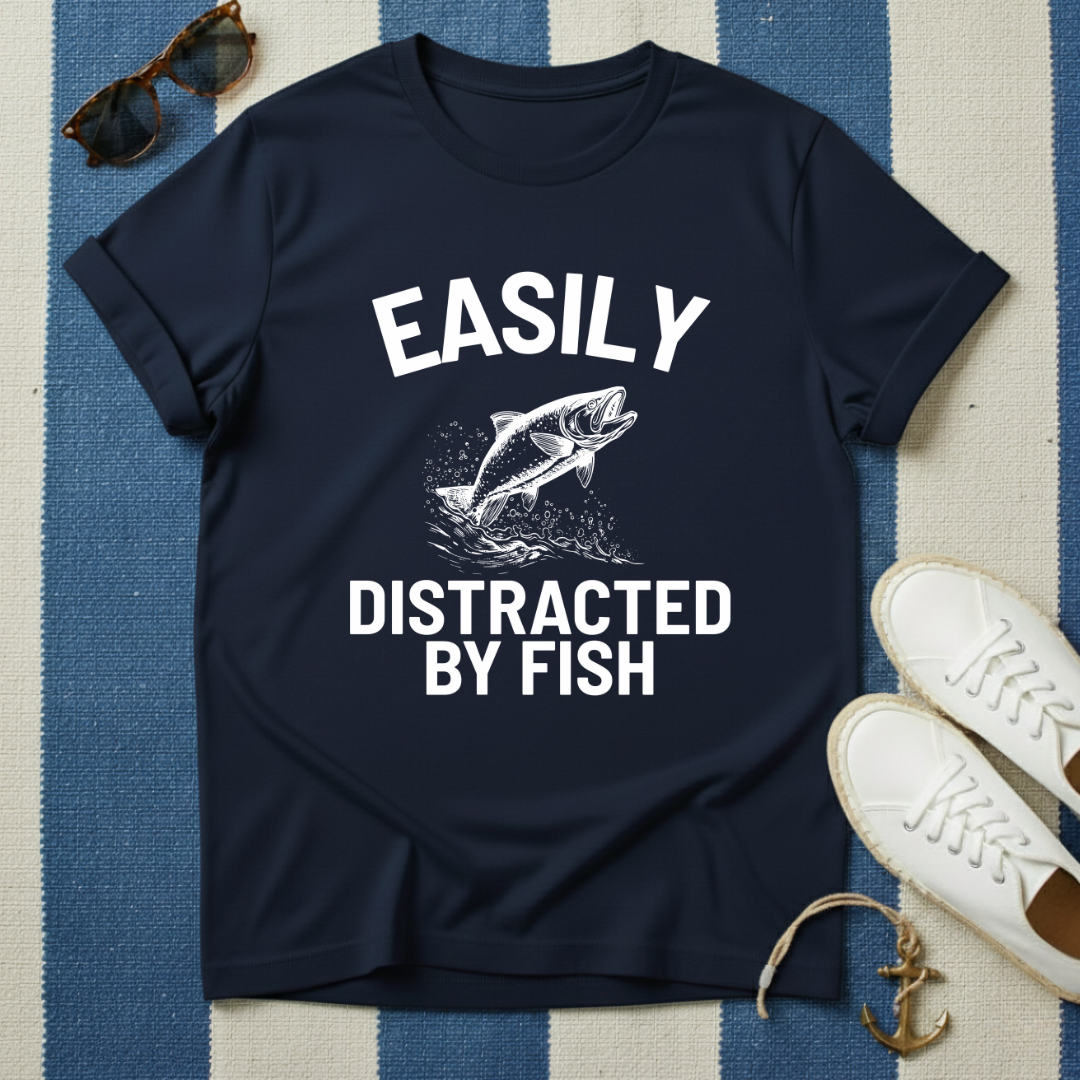 Easily Distracted by Fish T-Shirt