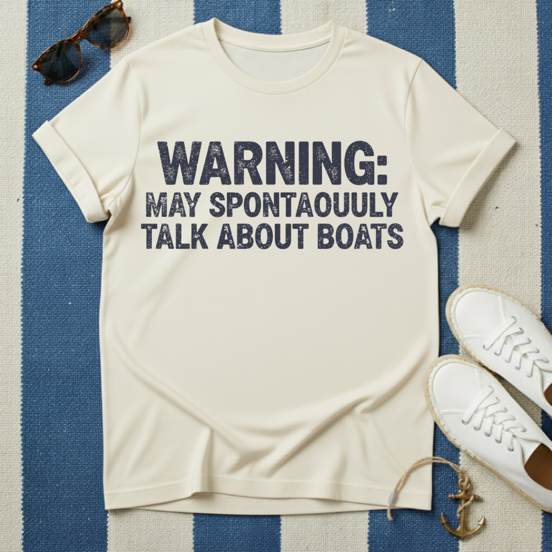Warning Boats T-Shirt