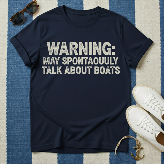Warning Boats T-Shirt
