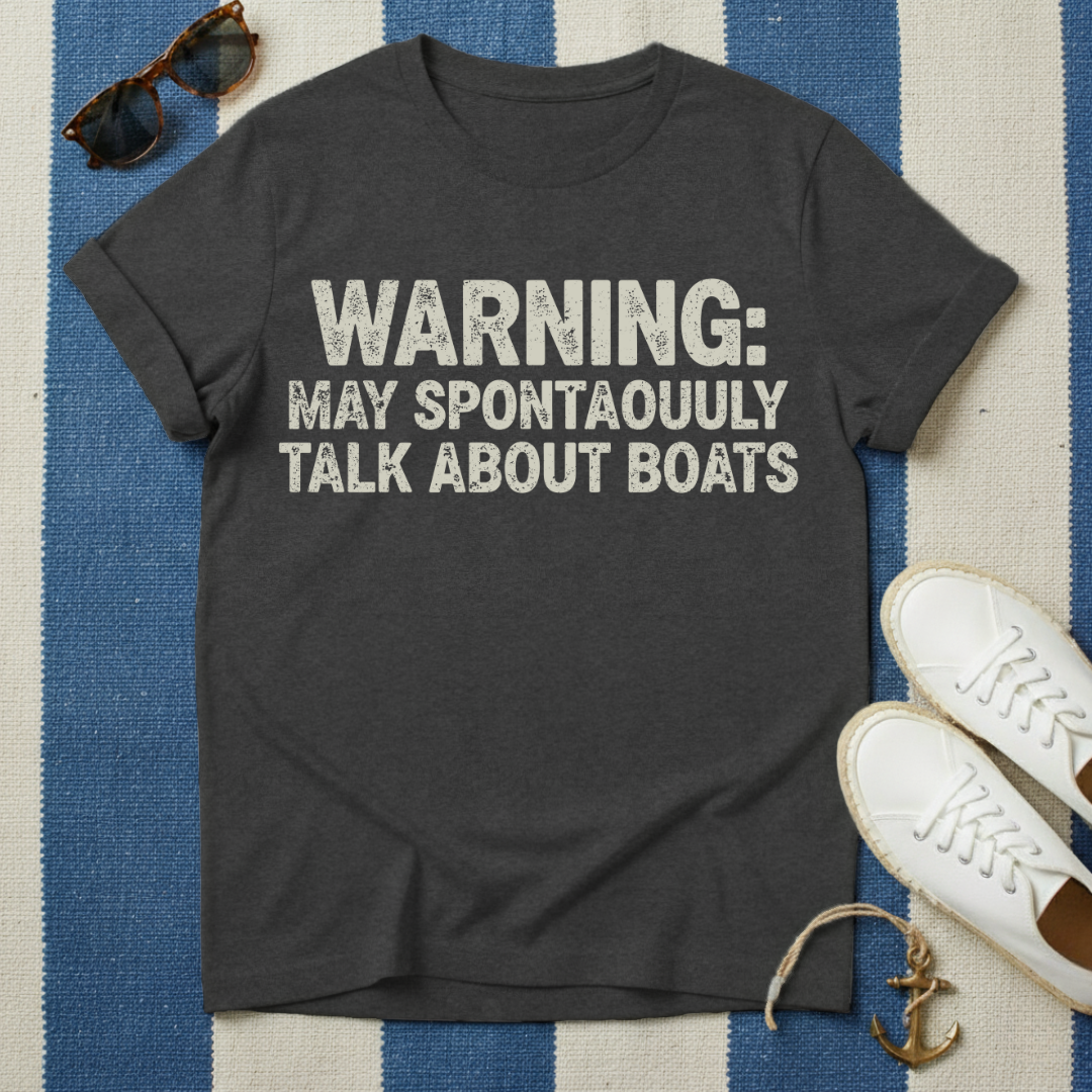 Warning Boats T-Shirt