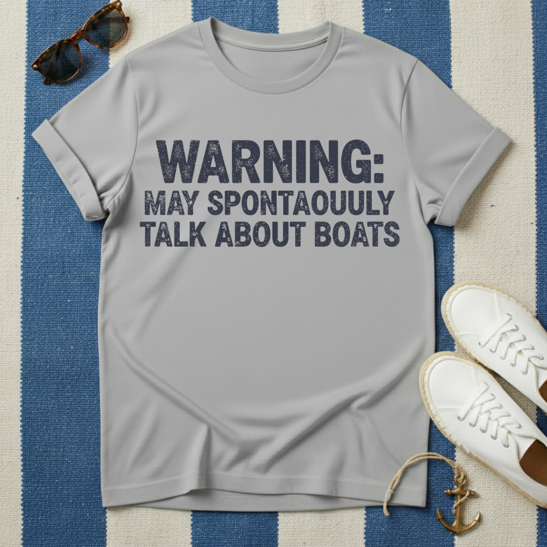 Warning Boats T-Shirt