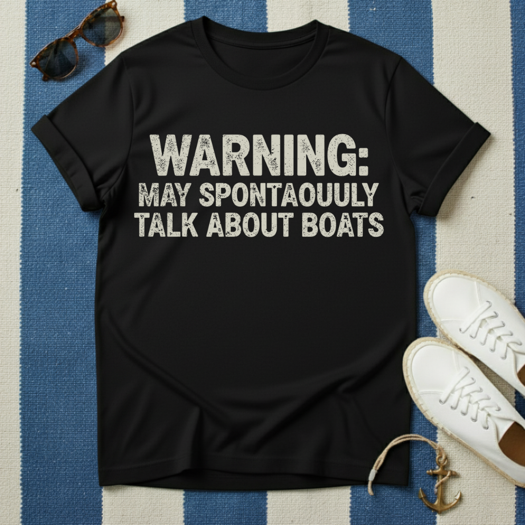 Warning Boats T-Shirt