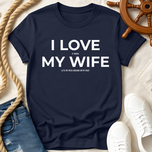 I Love My Wife Boating