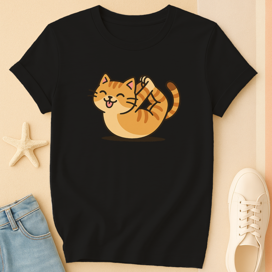 Yoga Color Cat Tee