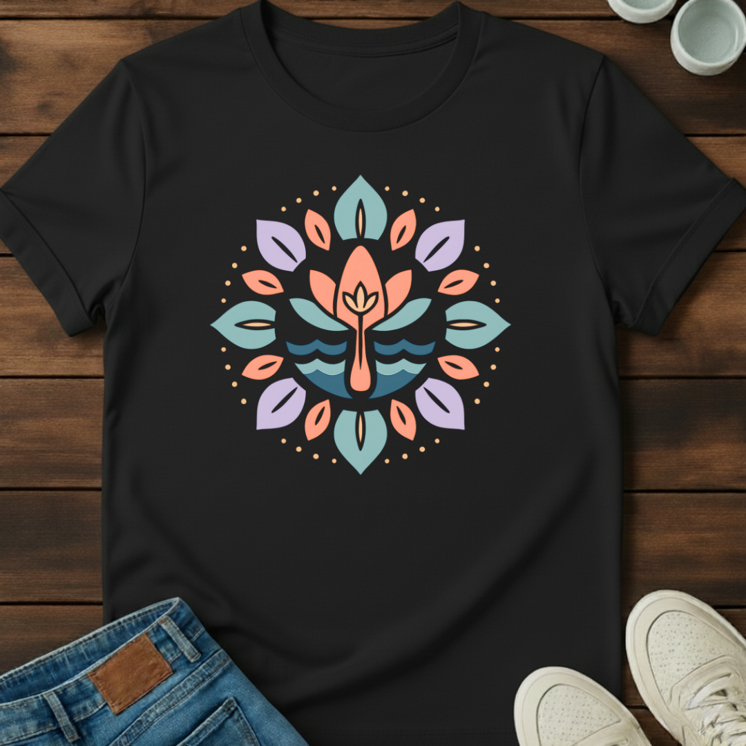 Wave Mandala T-Shirt