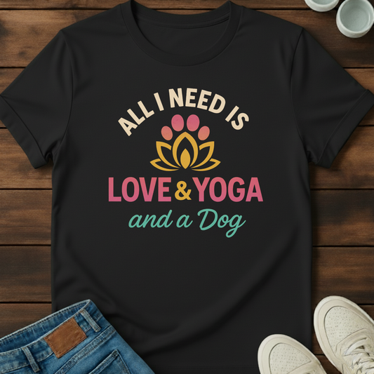 Love Mandala Dog T-Shirt