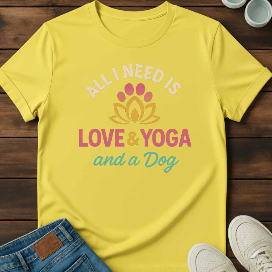 Love Mandala Dog T-Shirt