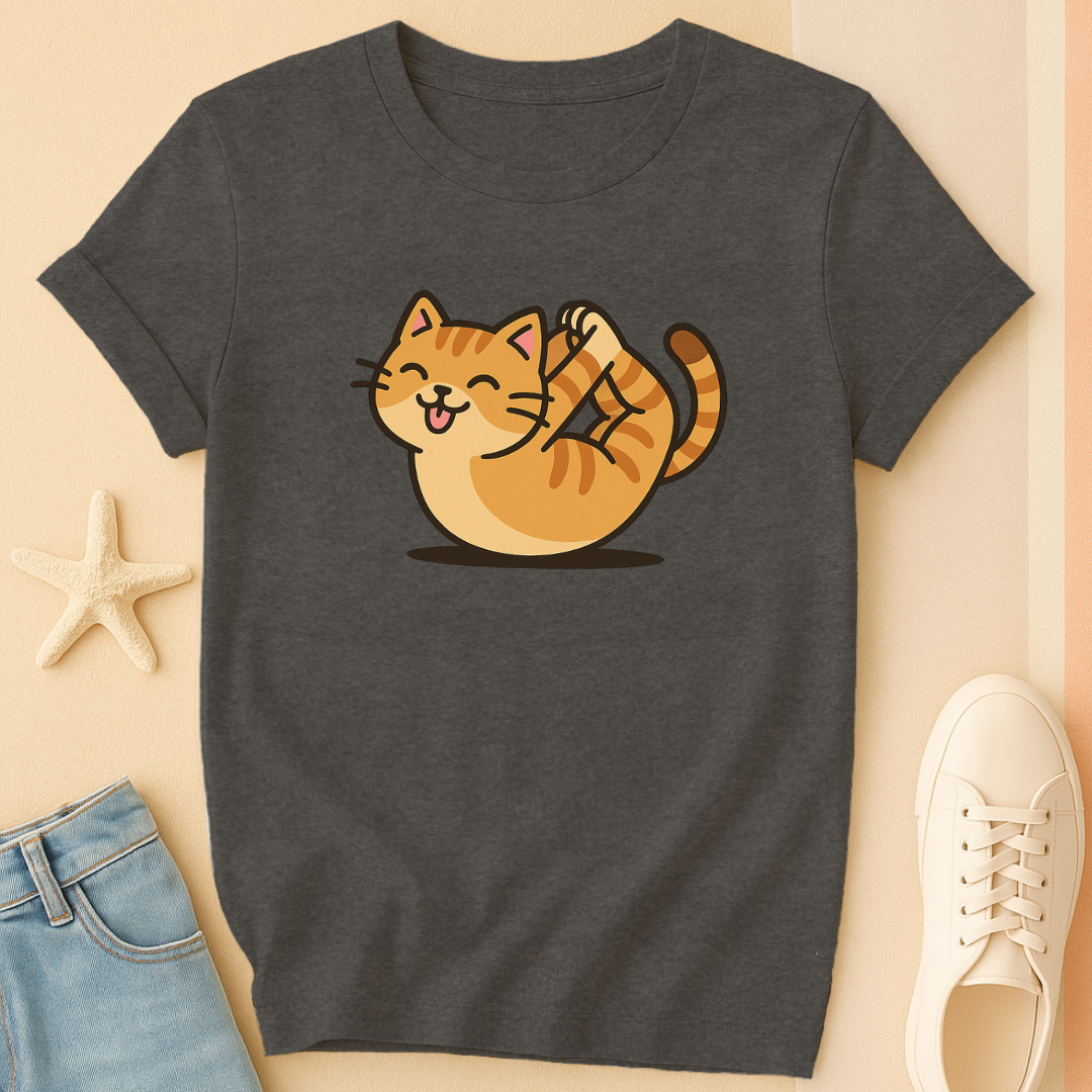 Yoga Color Cat Tee