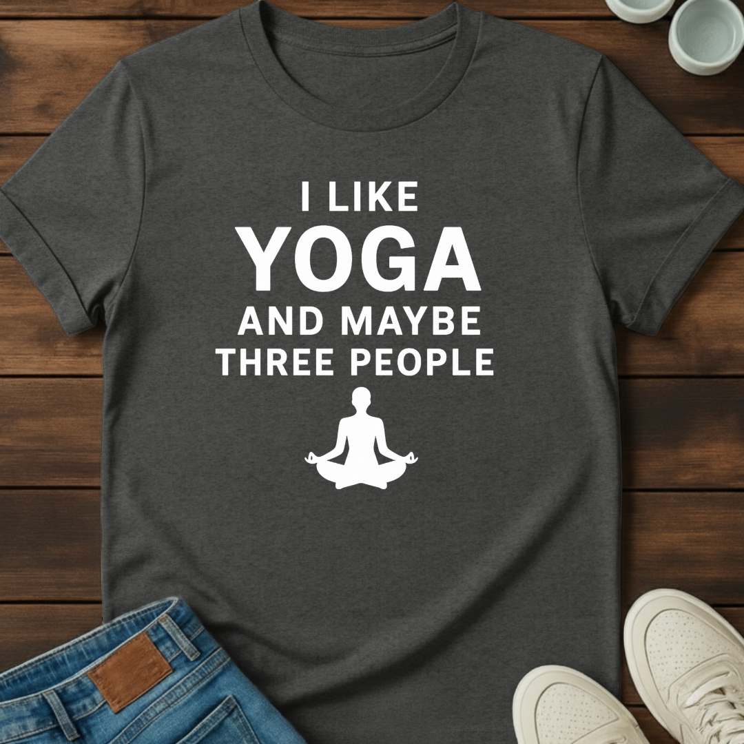 Yoga and Three People Tee