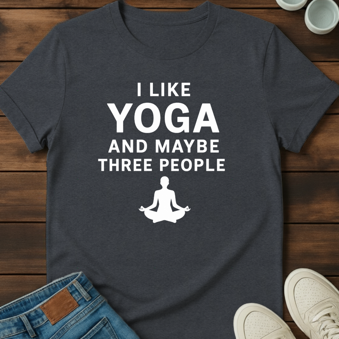 Yoga and Three People Tee