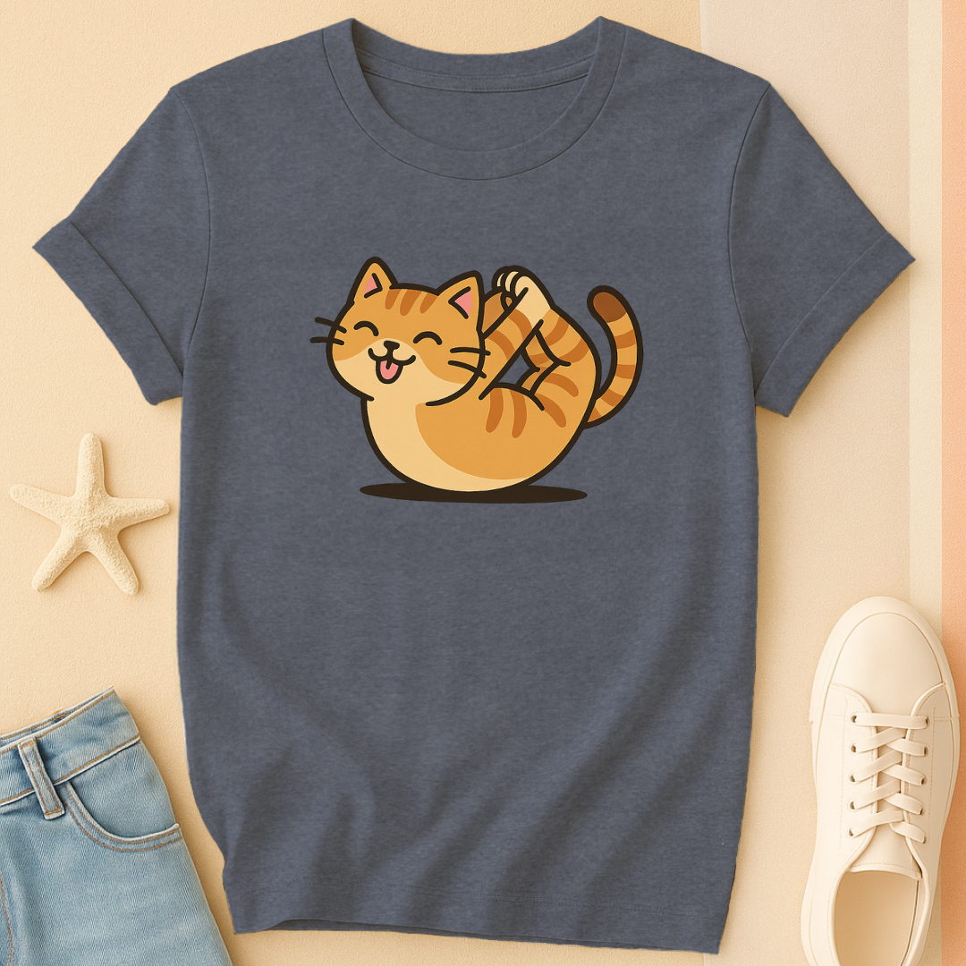 Yoga Color Cat Tee