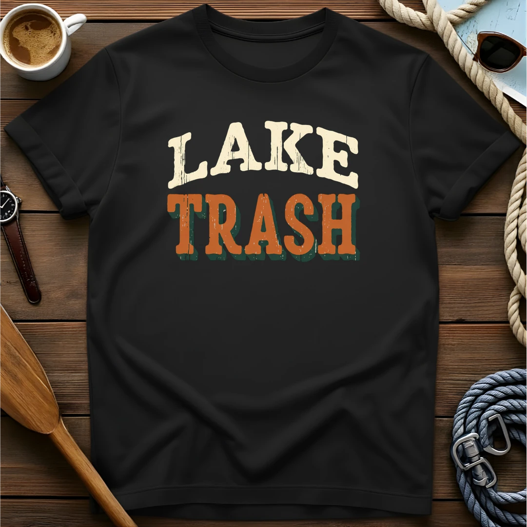 Lake Trash Retro T-shirt