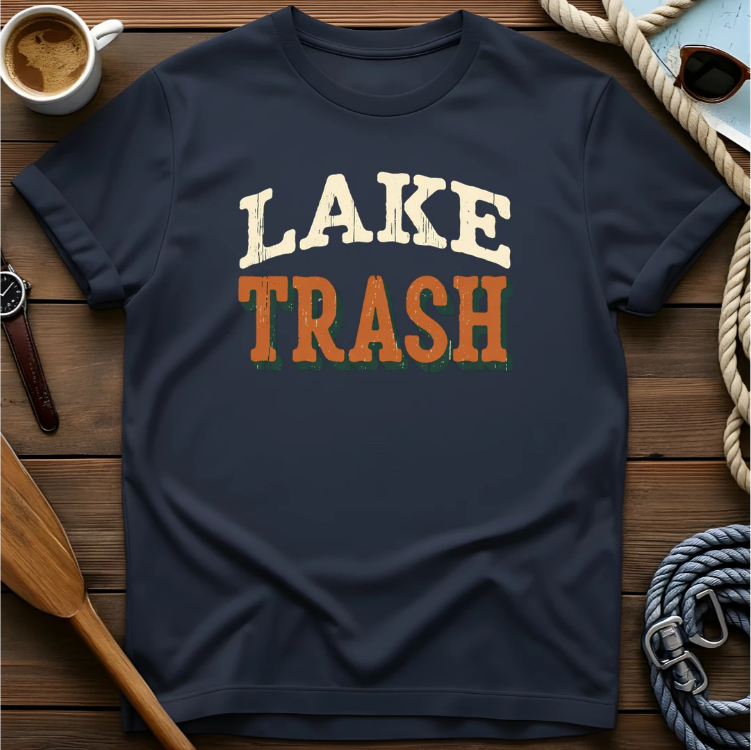 Lake Trash Retro T-shirt