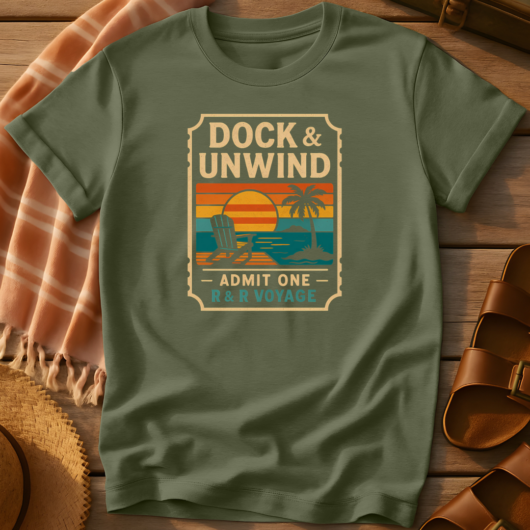 Dock and Unwind Ticket Tee