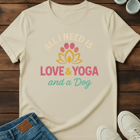 Love Mandala Dog T-Shirt
