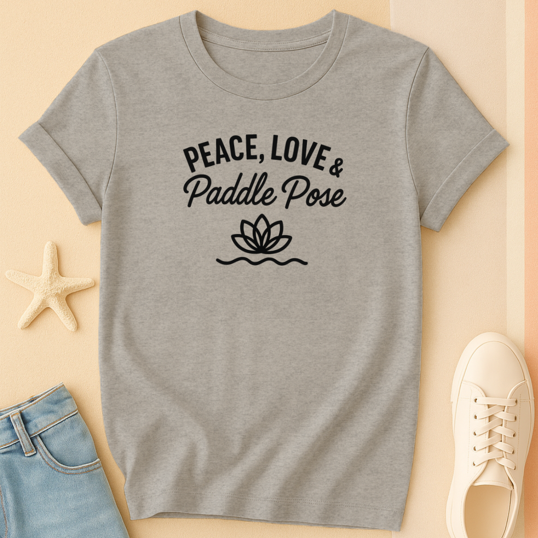 Peace Love Paddle Tee