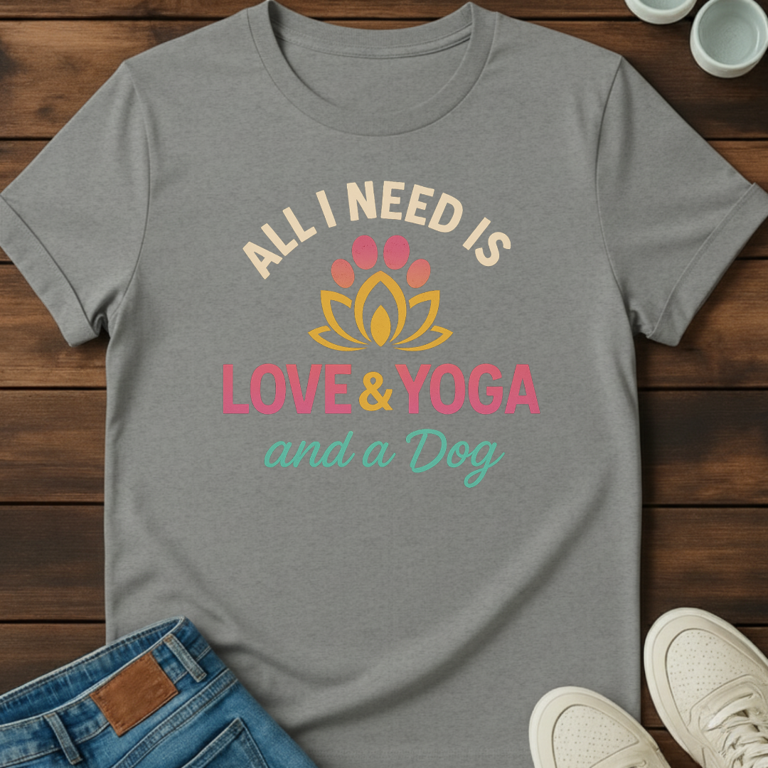 Love Mandala Dog T-Shirt
